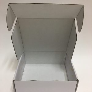 White mailer box